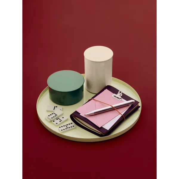 Modular Round Tray Medium Light Yellow