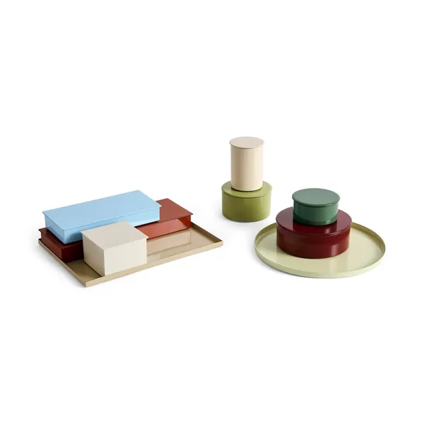 Modular Round Tray Medium Light Yellow