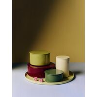 Modular Round Container Wide Bordeaux