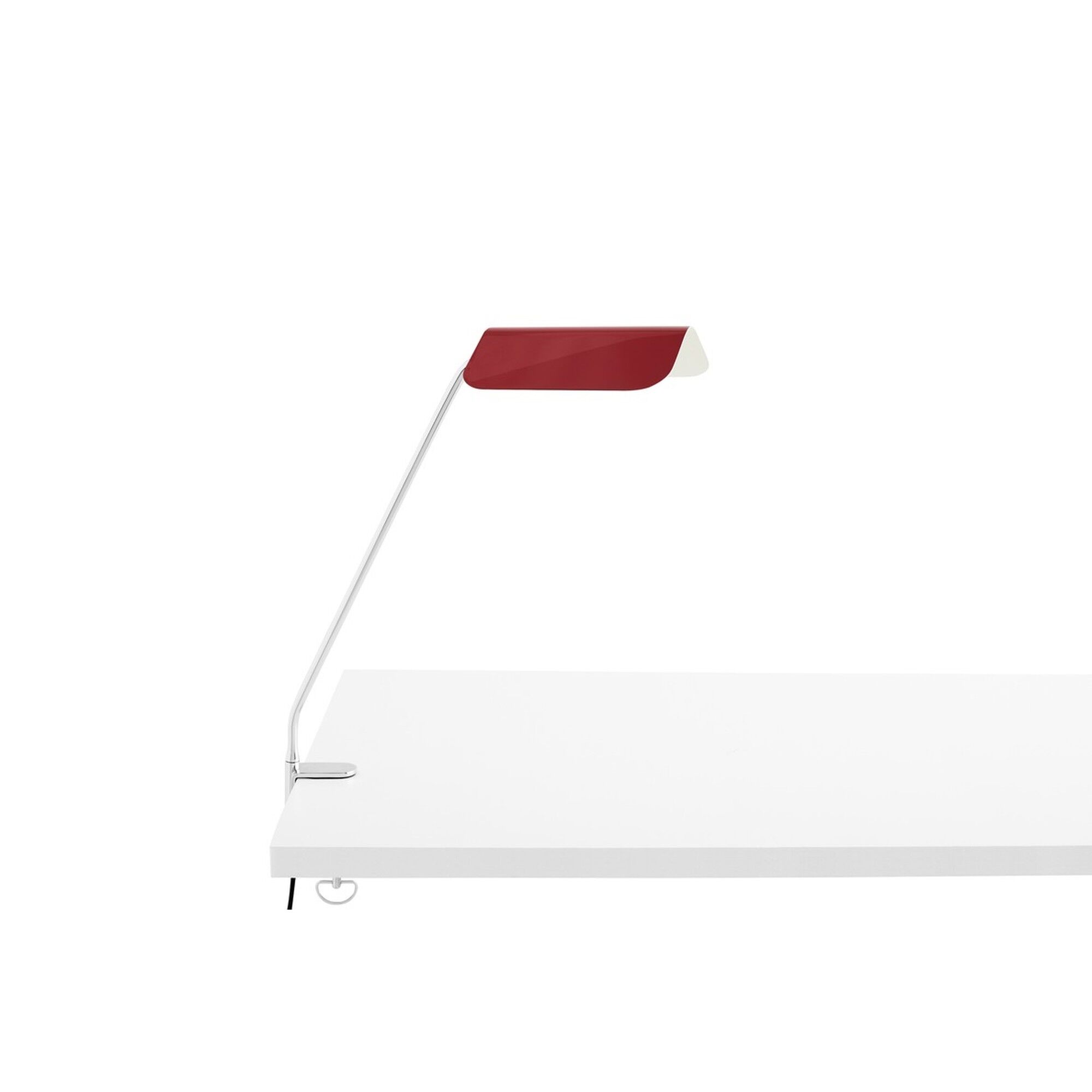 Apex Skrivebordslampe Med Klemme Maroon Red