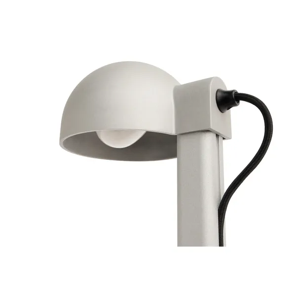 Posto Transportabel Lampe Silver Grey