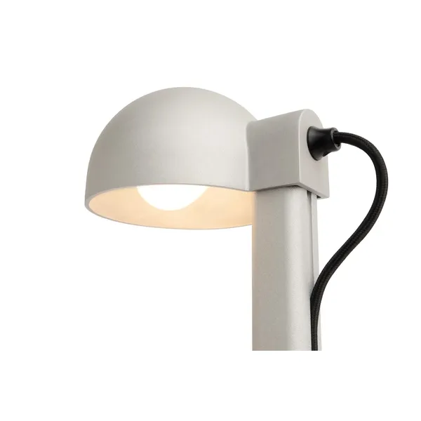Posto Transportabel Lampe Silver Grey