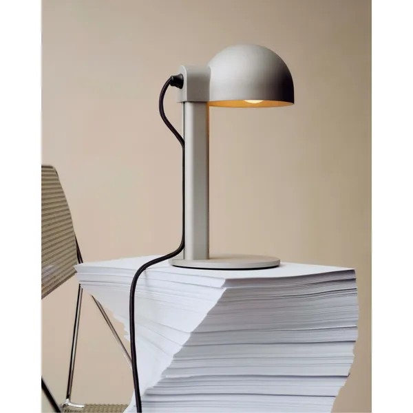 Posto Transportabel Lampe Silver Grey
