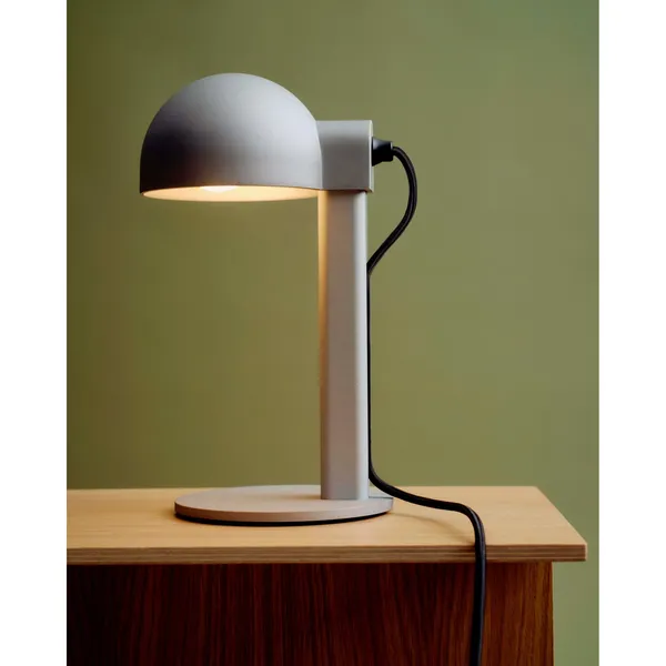Posto Transportabel Lampe Silver Grey