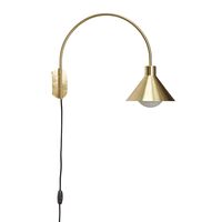 Hübsch Wandlamp van Messing