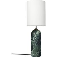 Gubi Gravity -lattiavalaisin XL, smaragdi/valkoinen