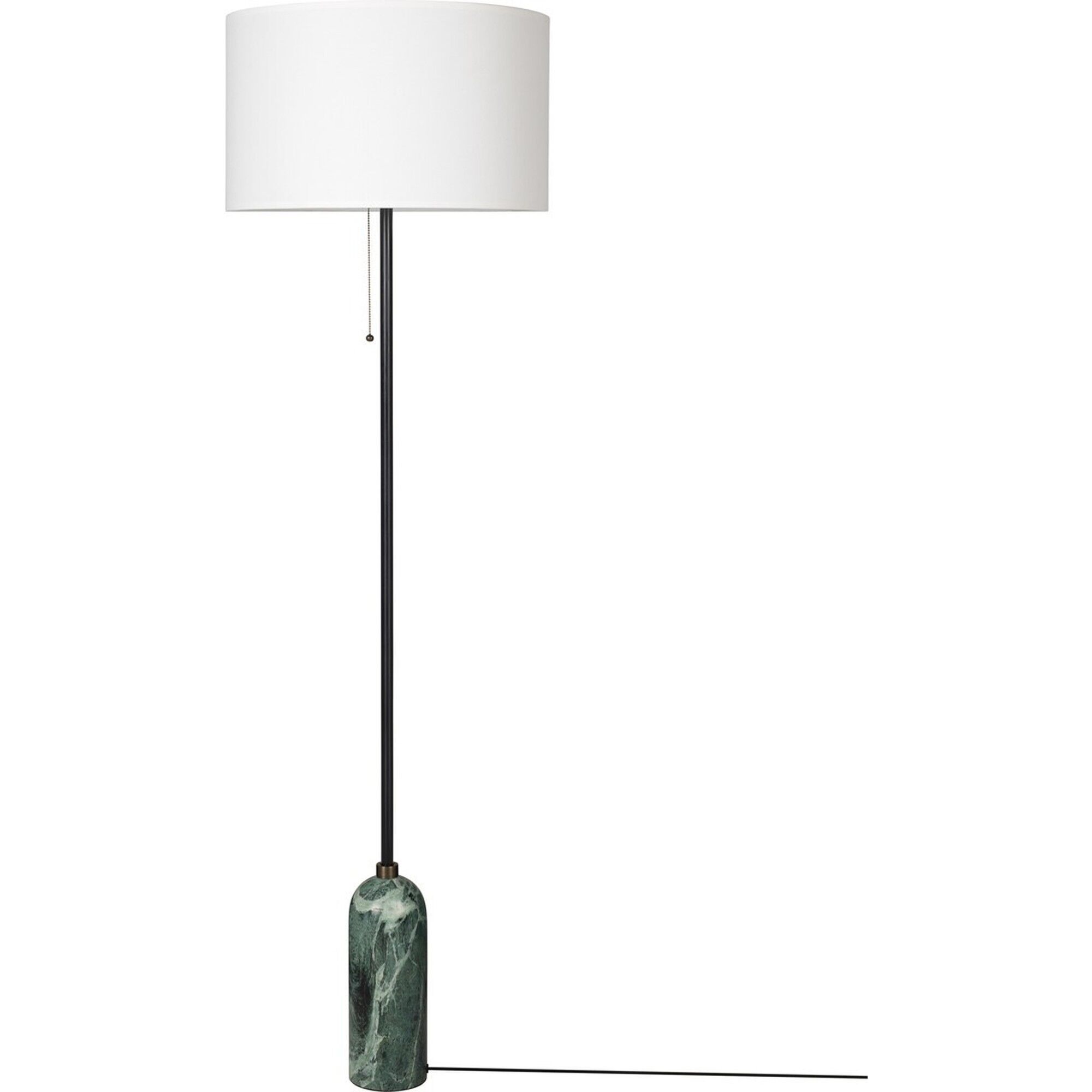 Gubi Gravity Gulvlampe Smaragd/ Hvit