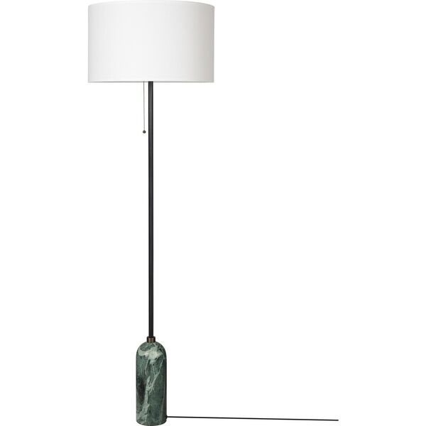 Gubi Gravity Gulvlampe Emerald/Hvid