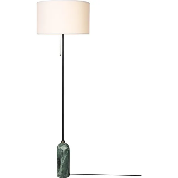 Gubi Gravity Gulvlampe Emerald/Hvid