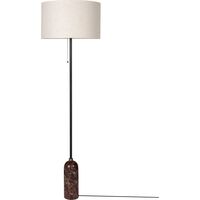 Gubi Gravity Gulvlampe Maroon/Canvas