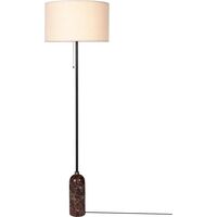 Gubi Gravity Gulvlampe Maroon/Canvas