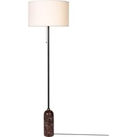 Gubi Gravity Gulvlampe Maroon/Hvid
