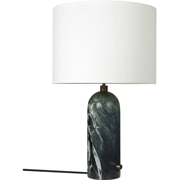 Gubi Gravity Bordlampe Stor Emerald/Hvid