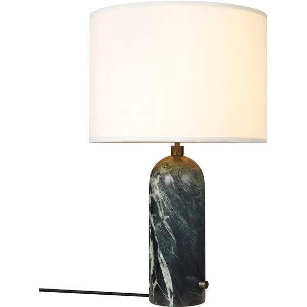 Gubi Gravity Bordlampe Stor Emerald/Hvid