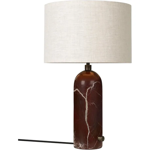 Gubi Gravity Table lamp Small Maroon/Canvas