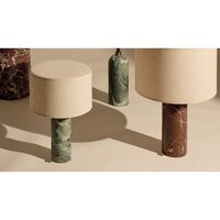 Gubi Gravity Table lamp Small Maroon/Canvas