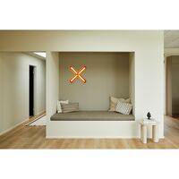 Fuzz Wall Lamp Black/ Orange