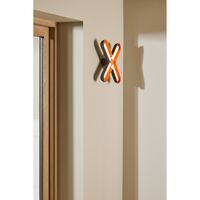 Fuzz Wall Lamp Black/ Orange