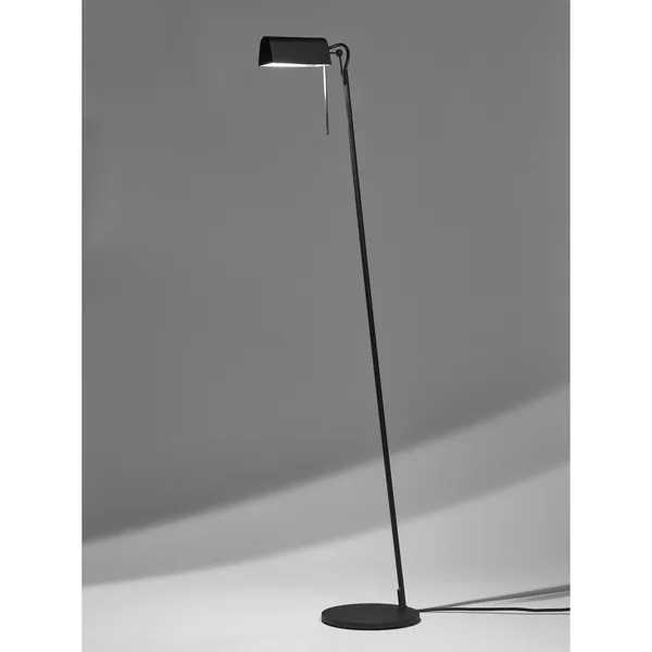 Fold Gulvlampe Sort