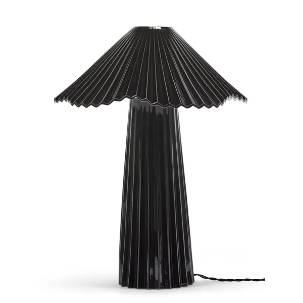 Uala Bordlampe Stor Sort/ Hvit