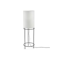 Cylinder 04 Gulvlampe Sort/Hvid