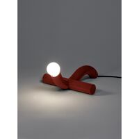 La Due Table Lamp Red