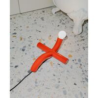 La Due Table Lamp Red