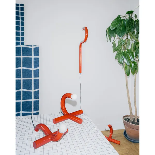 La Quattro Wandlampe Rot