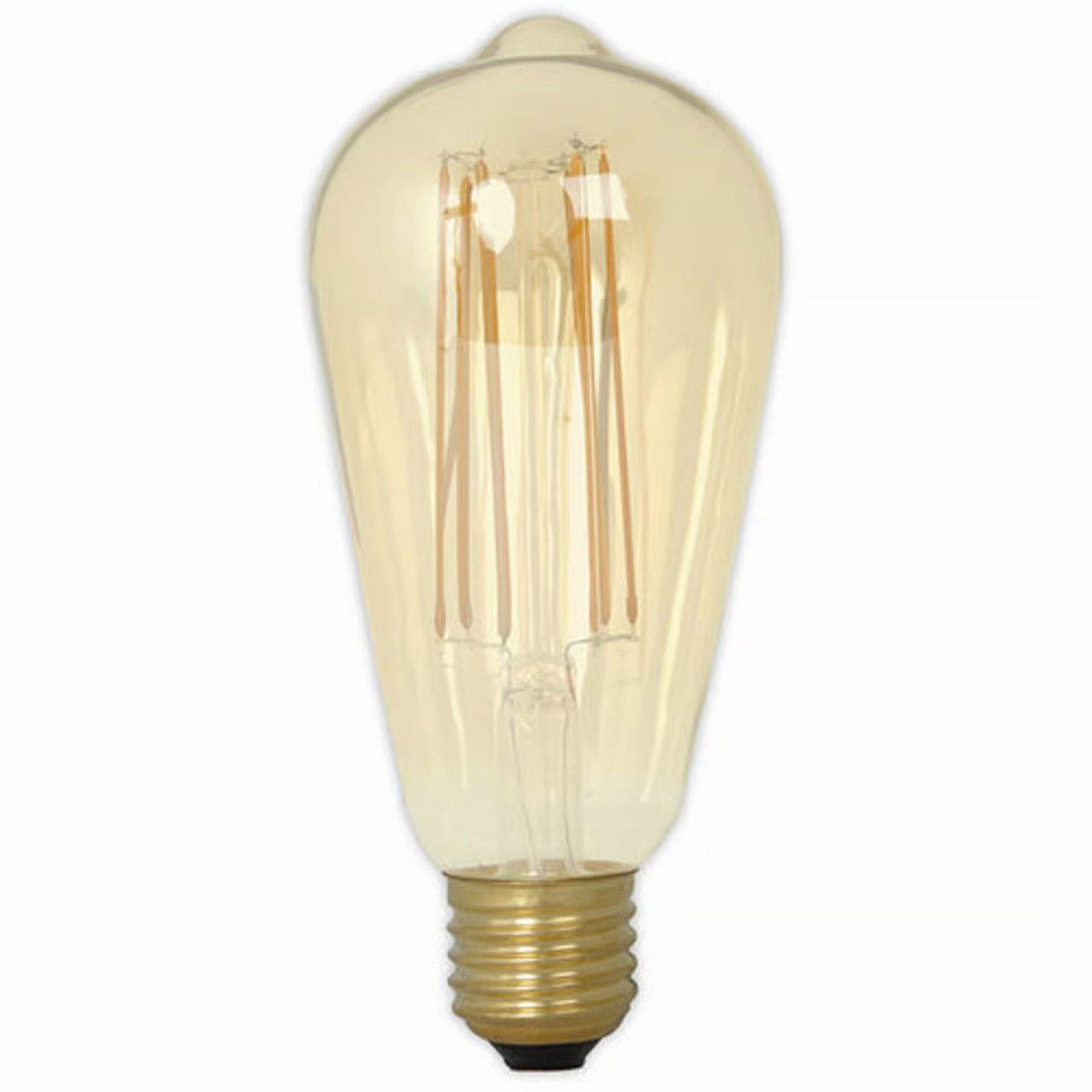 E27 Gl&ouml;dlampa LED 3.5 2100K Dimbar Guld/ Transparent