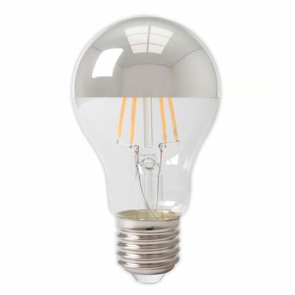 E27 LED-Glühbirne 4,5 W Chrom/ Klar