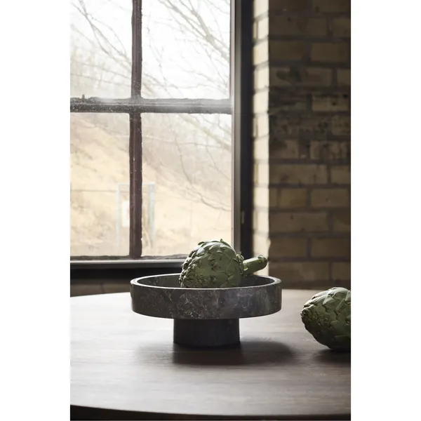 Dowa Pedestal Bowl Grey/Brown