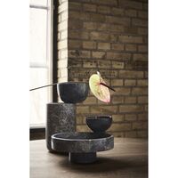 Dowa Pedestal Bowl Grey/Brown