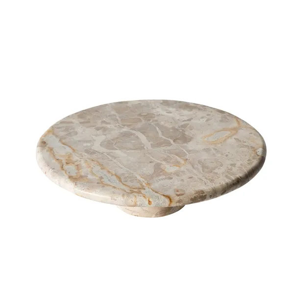 Vita Cake Stand Marble/Seashell