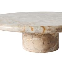 Vita Cake Stand Marble/Seashell