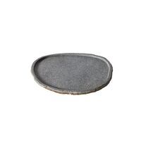 Valley Serving Platter Ø30 Grey/Natural