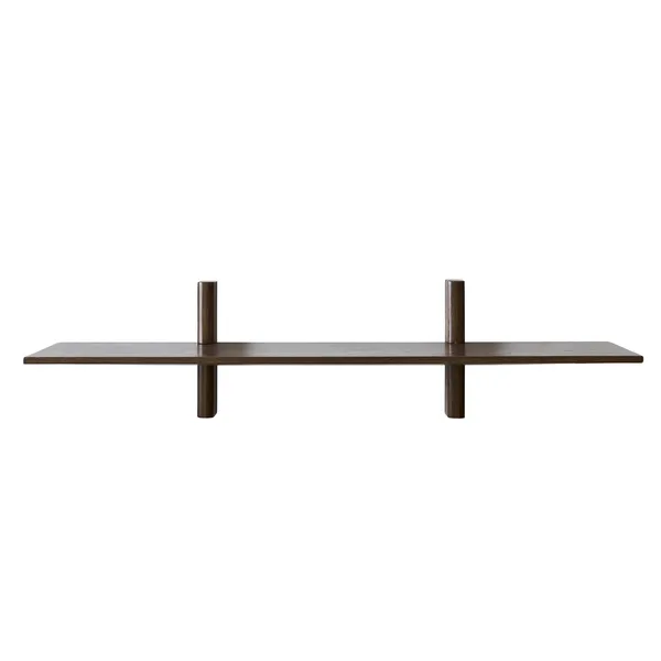 Noir Wall Shelf Single Large Dark Oiled Oak