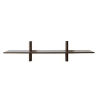 Noir Wall Shelf Single Large Dark Oiled Oak