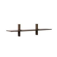 Noir Wall Shelf Single Large Dark Oiled Oak