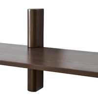 Noir Wall Shelf Single Large Dark Oiled Oak