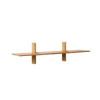 Noir Wall Shelf Single Large Oiled Oak