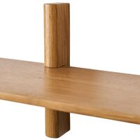 Noir Wall Shelf Single Large Oiled Oak