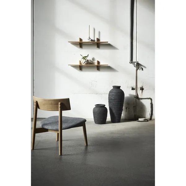Noir Wall Shelf Single Large Oiled Oak