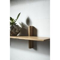 Noir Wall Shelf Single Large Oiled Oak