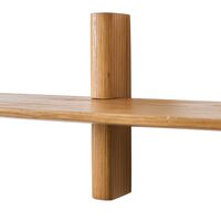 Noir Wall Shelf Single Small Oiled Oak
