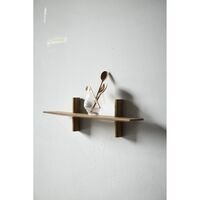 Noir Wall Shelf Single Small Oiled Oak