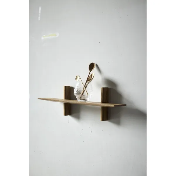 Noir Wall Shelf Single Small Oiled Oak