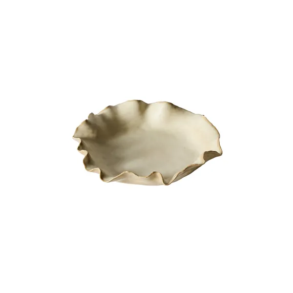 Saku Fuente De Servir Mediano Cream
