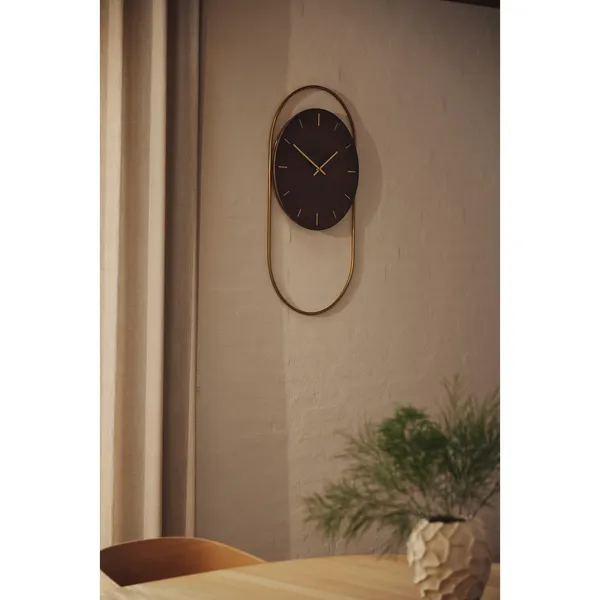 A Wanduhr Geräucherte Eiche