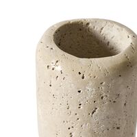 Foam Zahnputzbecher Travertin/Cream