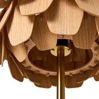 Dale Golvlampa Ek/Mässing